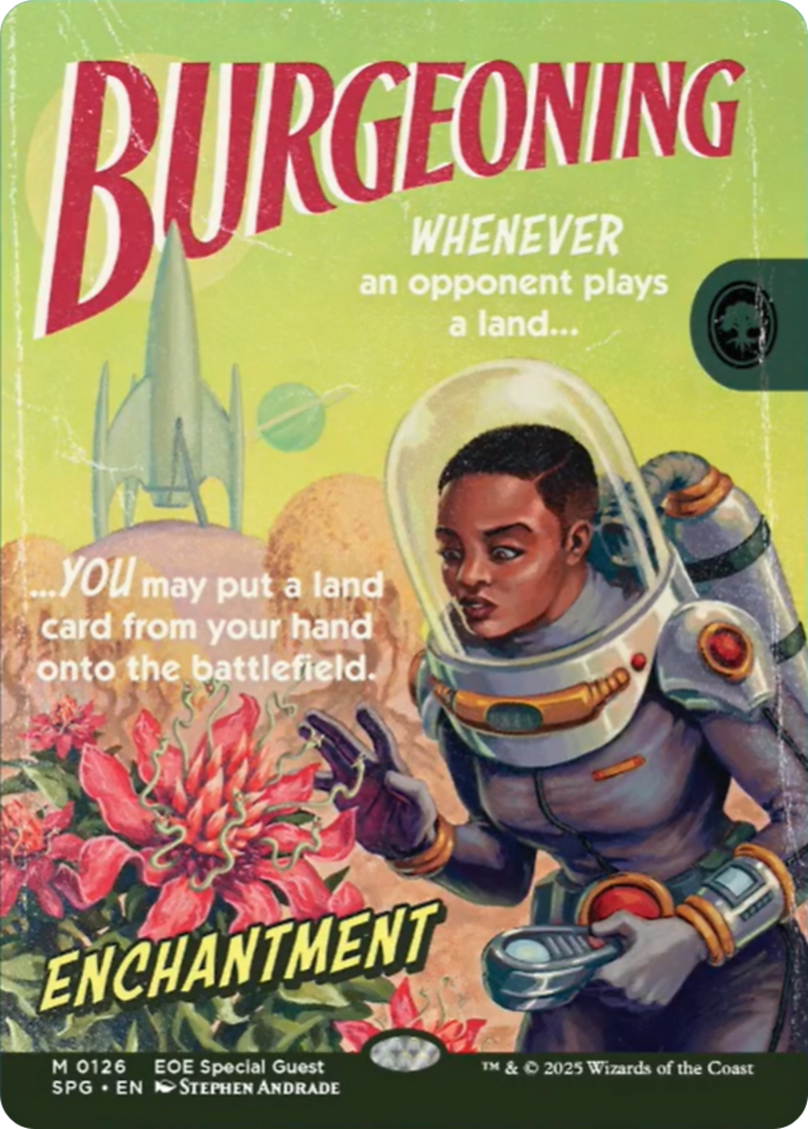 Burgeoning (Showcase) [Edge of Eternities Special Guests] | Eastridge Sports Cards & Games