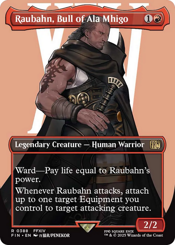 Raubahn, Bull of Ala Mhigo (Borderless) [FINAL FANTASY] | Eastridge Sports Cards & Games