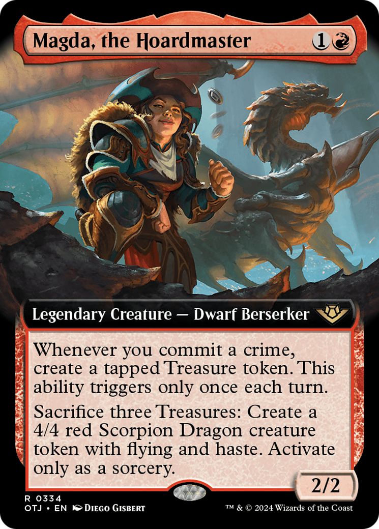 Magda, the Hoardmaster (Extended Art) [Outlaws of Thunder Junction] | Eastridge Sports Cards & Games