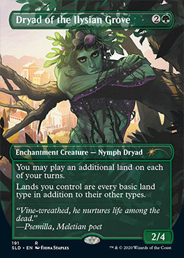 Dryad of the Ilysian Grove (Borderless) [Secret Lair Drop Series] | Eastridge Sports Cards & Games