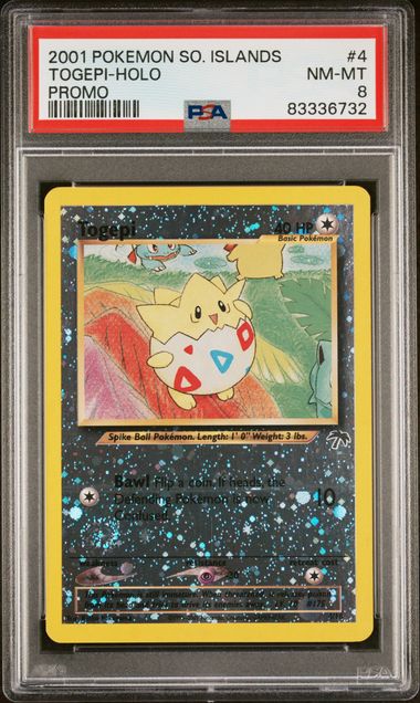 2001 Pokemon Southern Islands Promo #4 Togepi - Holo PSA 8 | Eastridge Sports Cards & Games