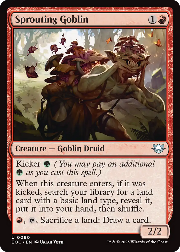 Sprouting Goblin [Edge of Eternities Commander] | Eastridge Sports Cards & Games