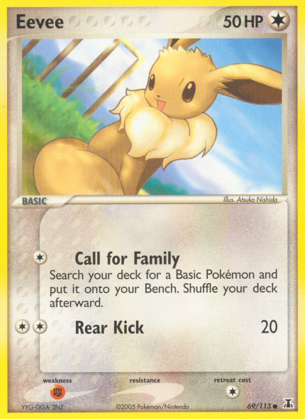 Eevee (69/113) [EX: Delta Species] | Eastridge Sports Cards & Games