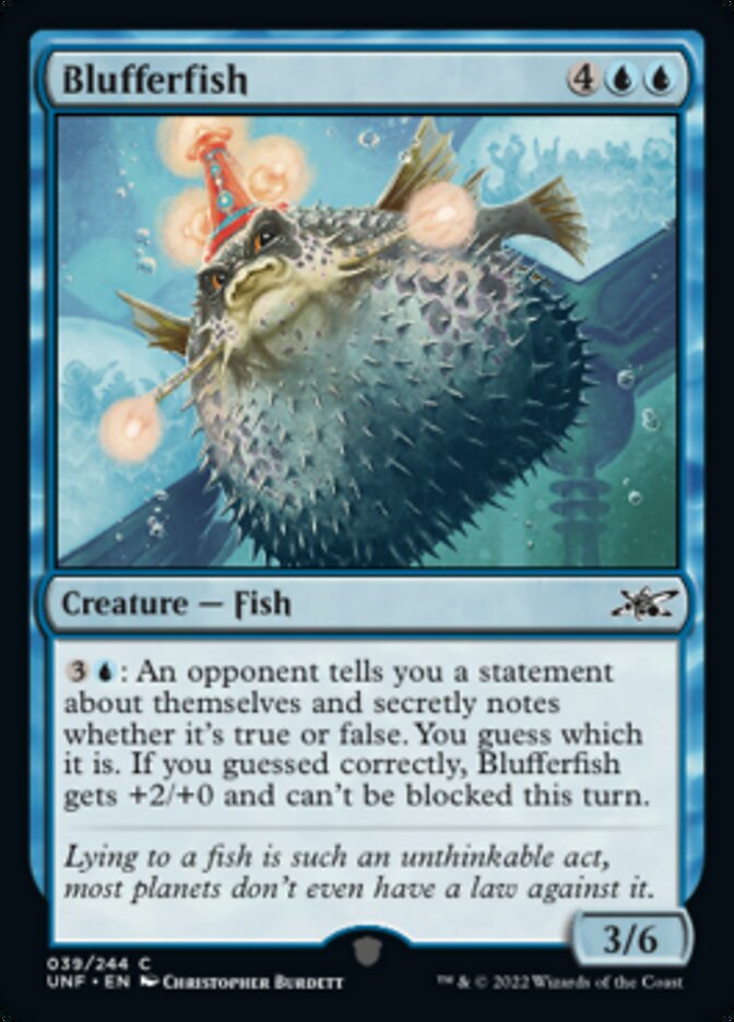 Blufferfish [Unfinity] | Eastridge Sports Cards & Games