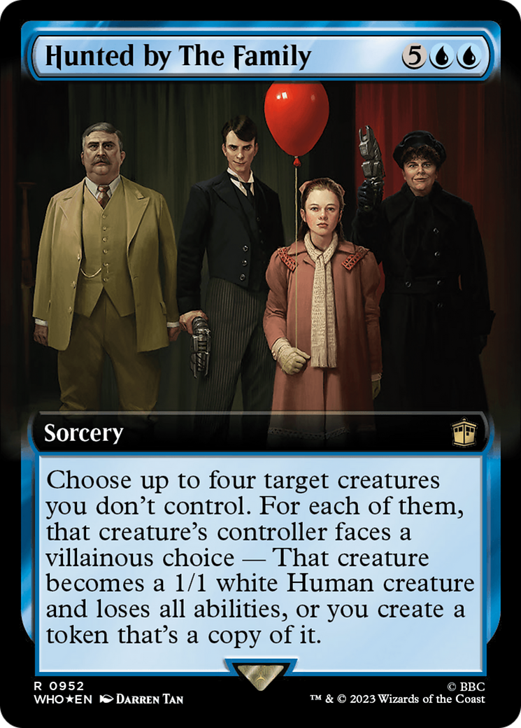 Hunted by The Family (Extended Art) (Surge Foil) [Doctor Who] | Eastridge Sports Cards & Games