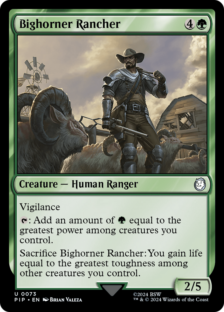 Bighorner Rancher [Fallout] | Eastridge Sports Cards & Games