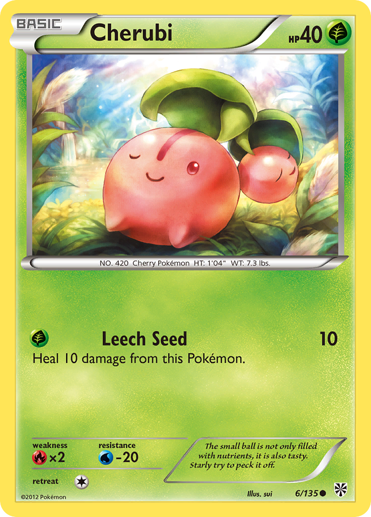 Cherubi (6/135) [Black & White: Plasma Storm] | Eastridge Sports Cards & Games