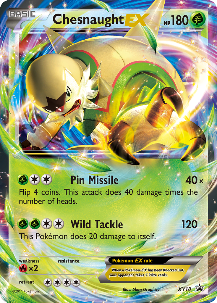 Chesnaught EX (XY18) [XY: Black Star Promos] | Eastridge Sports Cards & Games