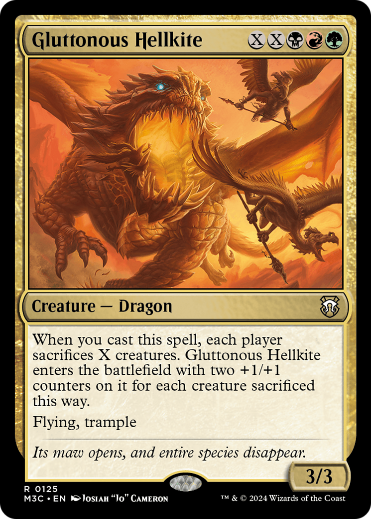 Gluttonous Hellkite [Modern Horizons 3 Commander] | Eastridge Sports Cards & Games