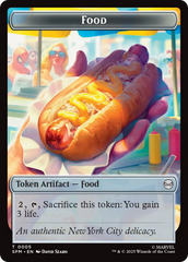 Spider // Food Double-Sided Token [Marvel's Spider-Man Tokens] | Eastridge Sports Cards & Games