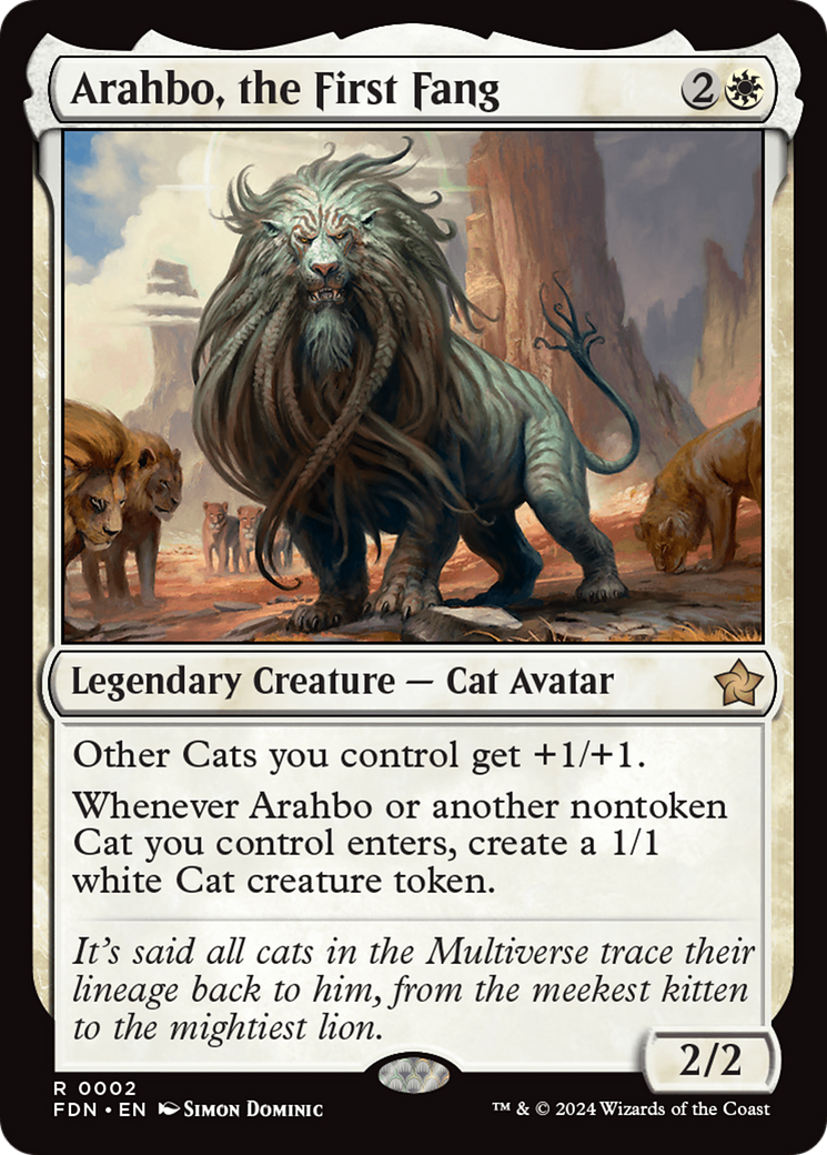 Arahbo, the First Fang [Foundations] | Eastridge Sports Cards & Games