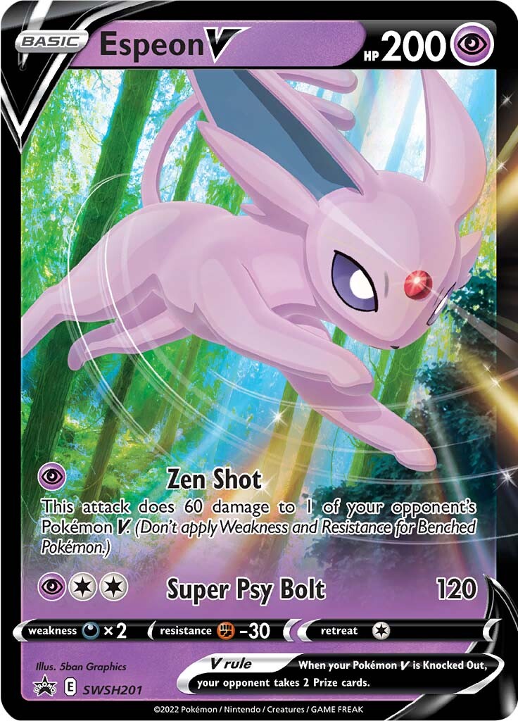 Espeon V (SWSH201) [Sword & Shield: Black Star Promos] | Eastridge Sports Cards & Games