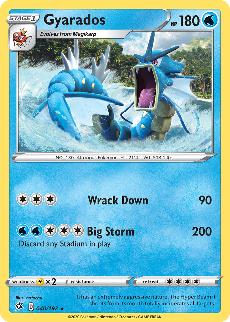 Gyarados (040/192) [Sword & Shield: Rebel Clash] | Eastridge Sports Cards & Games