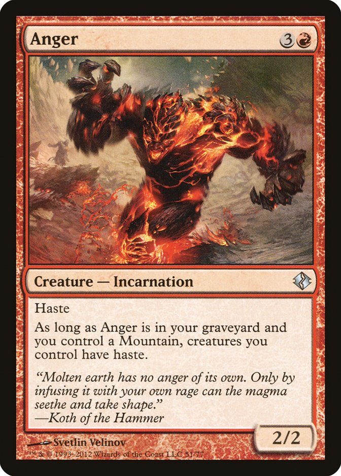Anger [Duel Decks: Venser vs. Koth] | Eastridge Sports Cards & Games