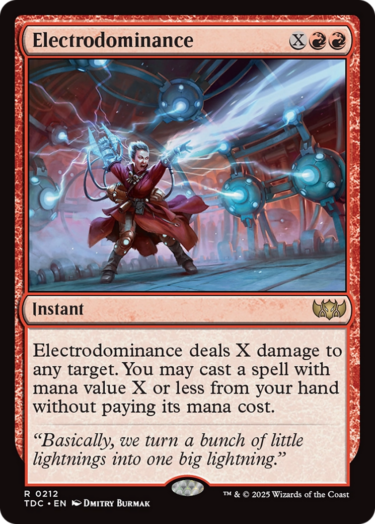 Electrodominance [Tarkir: Dragonstorm Commander] | Eastridge Sports Cards & Games