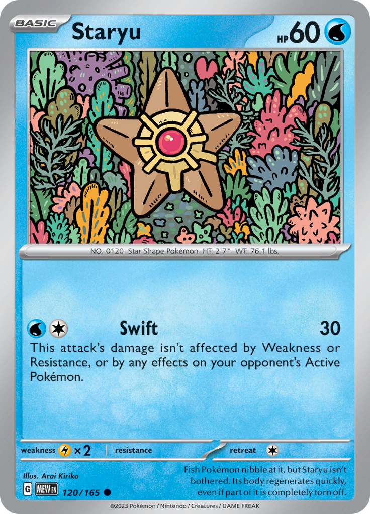 Staryu (120/165) [Scarlet & Violet 151] | Eastridge Sports Cards & Games