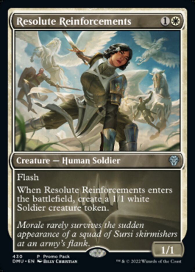 Resolute Reinforcements (Promo Pack) [Dominaria United Promos] | Eastridge Sports Cards & Games