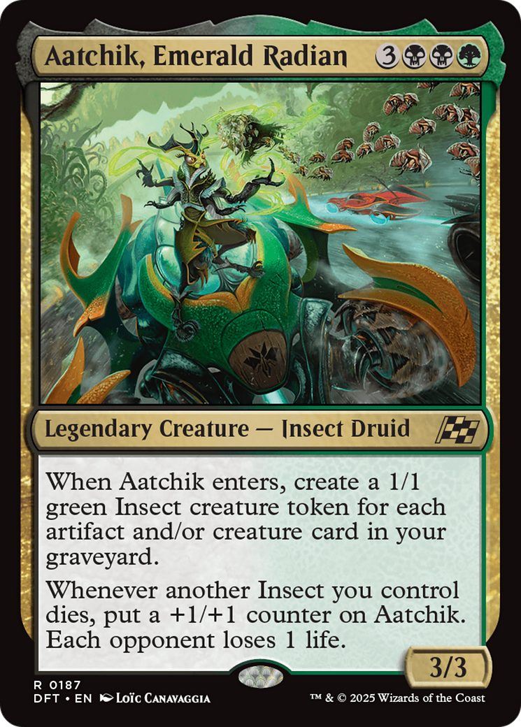 Aatchik, Emerald Radian [Aetherdrift] | Eastridge Sports Cards & Games