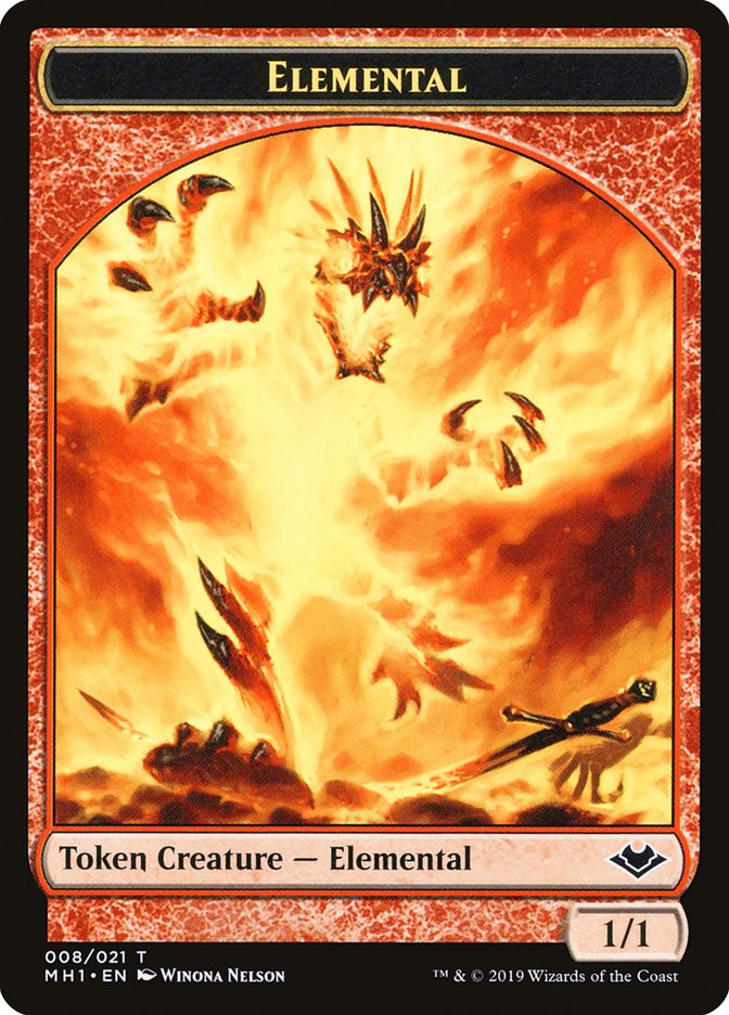 Angel (002) // Elemental (008) Double-Sided Token [Modern Horizons Tokens] | Eastridge Sports Cards & Games