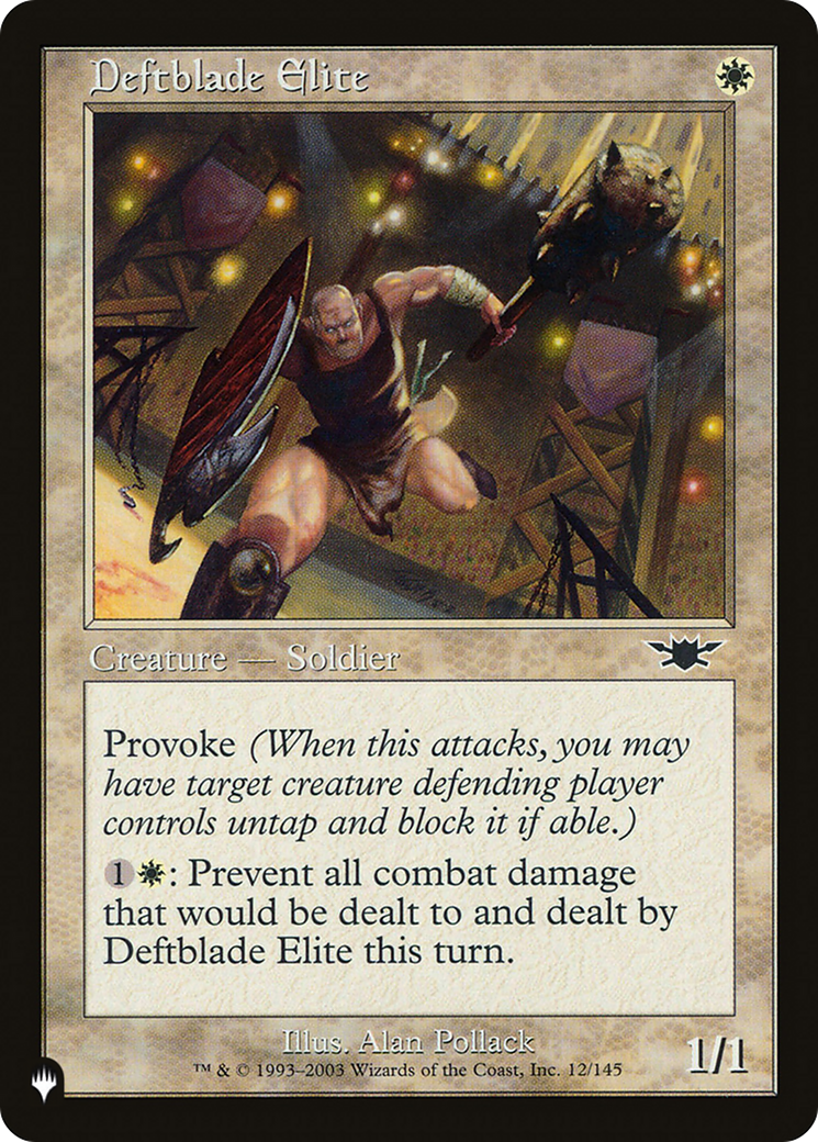 Deftblade Elite [The List] | Eastridge Sports Cards & Games
