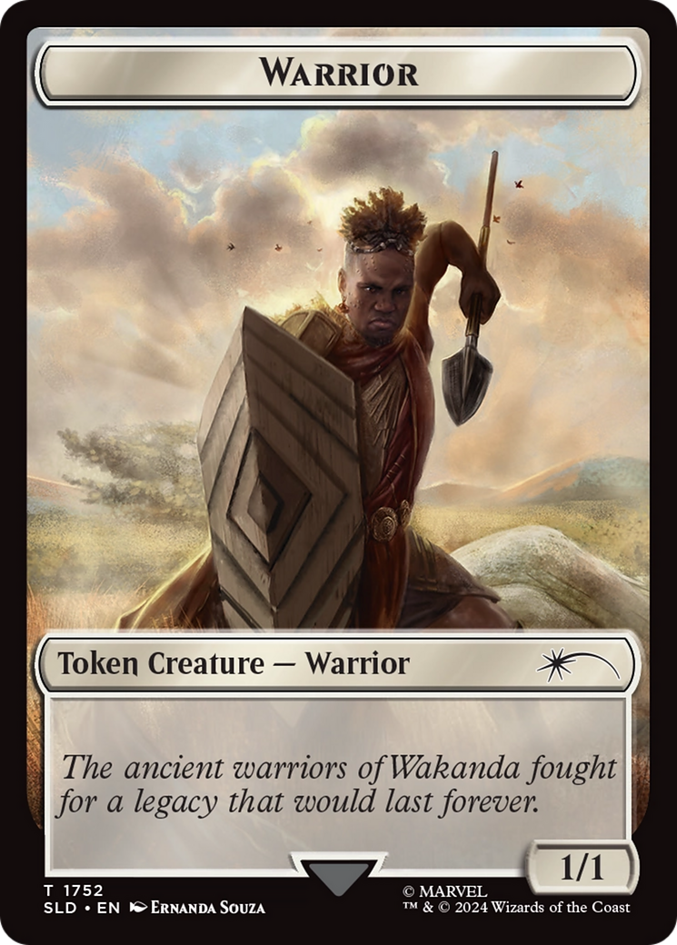 Warrior Token (Rainbow Foil) [Secret Lair Drop Series] | Eastridge Sports Cards & Games