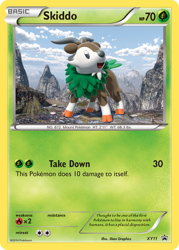 Skiddo (XY11) [XY: Black Star Promos] | Eastridge Sports Cards & Games