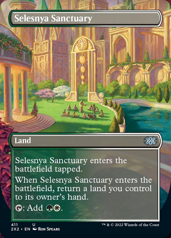 Selesnya Sanctuary (Borderless Alternate Art) [Double Masters 2022] | Eastridge Sports Cards & Games