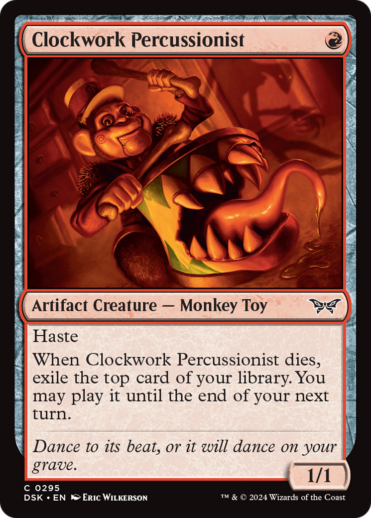 Clockwork Percussionist (0295) [Duskmourn: House of Horror] | Eastridge Sports Cards & Games