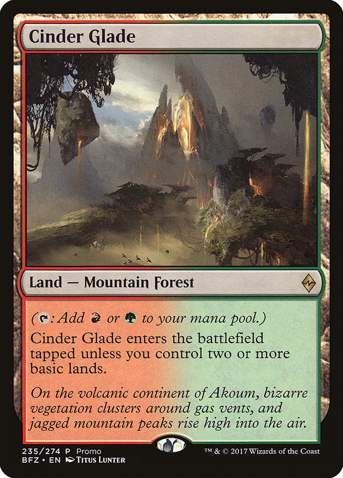 Cinder Glade (Promo) [Standard Showdown Promos] | Eastridge Sports Cards & Games