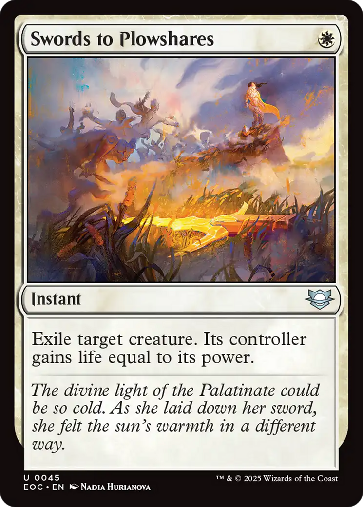 Swords to Plowshares [Edge of Eternities Commander] | Eastridge Sports Cards & Games