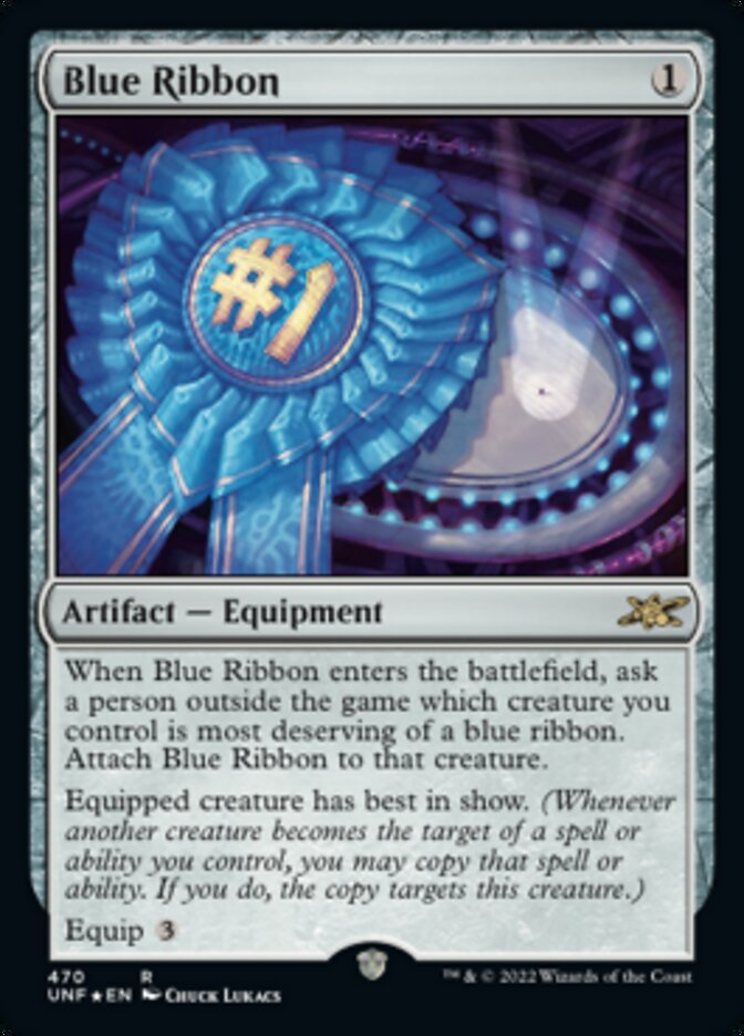 Blue Ribbon (Galaxy Foil) [Unfinity] | Eastridge Sports Cards & Games