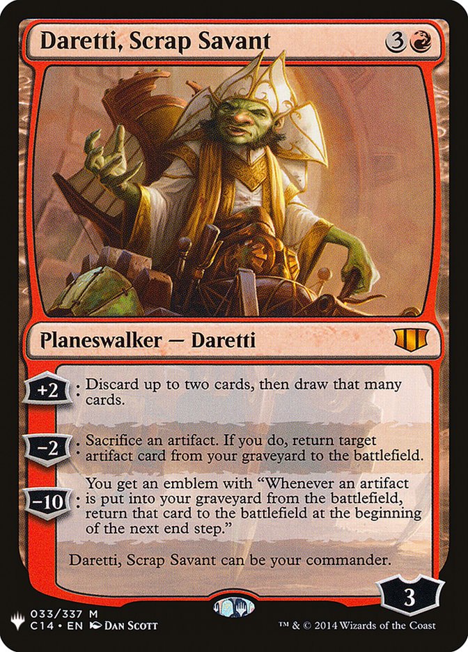 Daretti, Scrap Savant (C14) [The List] | Eastridge Sports Cards & Games