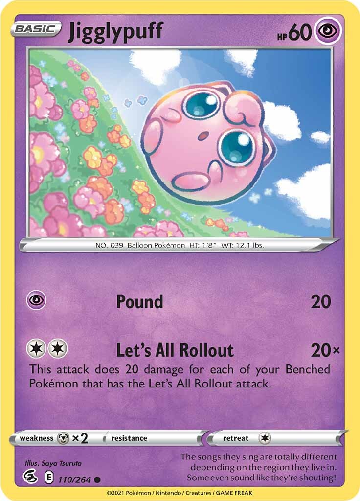 Jigglypuff (110/264) [Sword & Shield: Fusion Strike] | Eastridge Sports Cards & Games