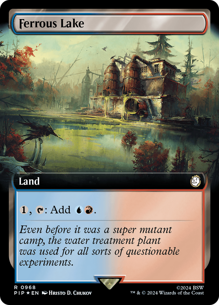 Ferrous Lake (Extended Art) (Surge Foil) [Fallout] | Eastridge Sports Cards & Games