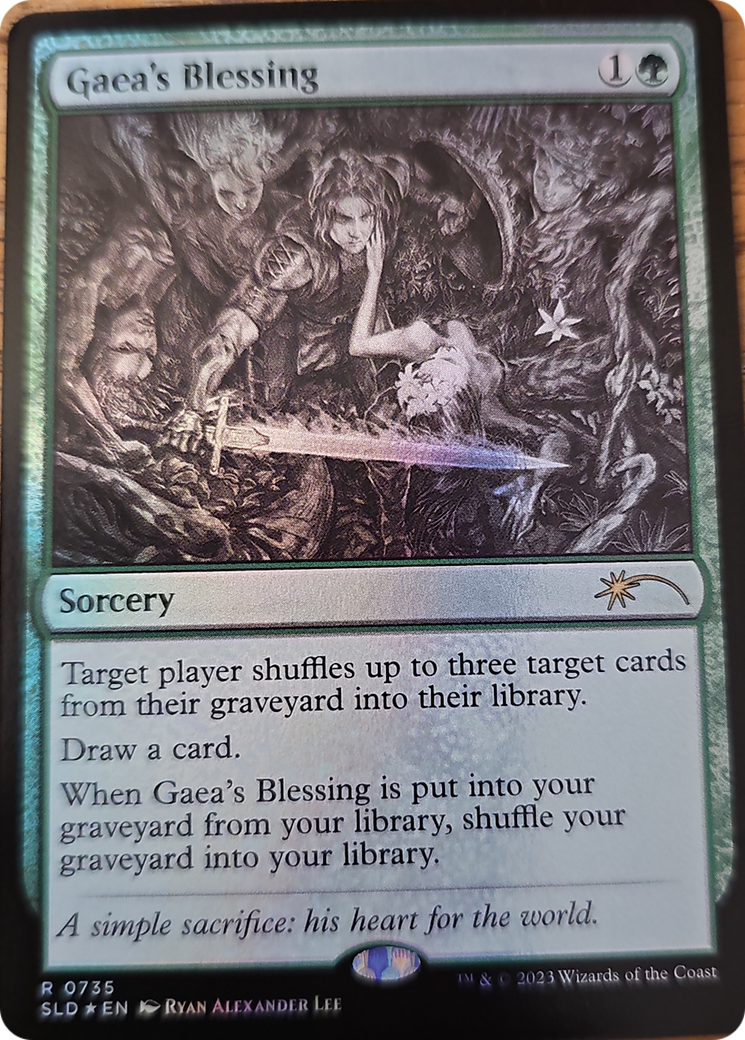 Gaea's Blessing (Sketch Showcase) [Secret Lair Drop Series] | Eastridge Sports Cards & Games