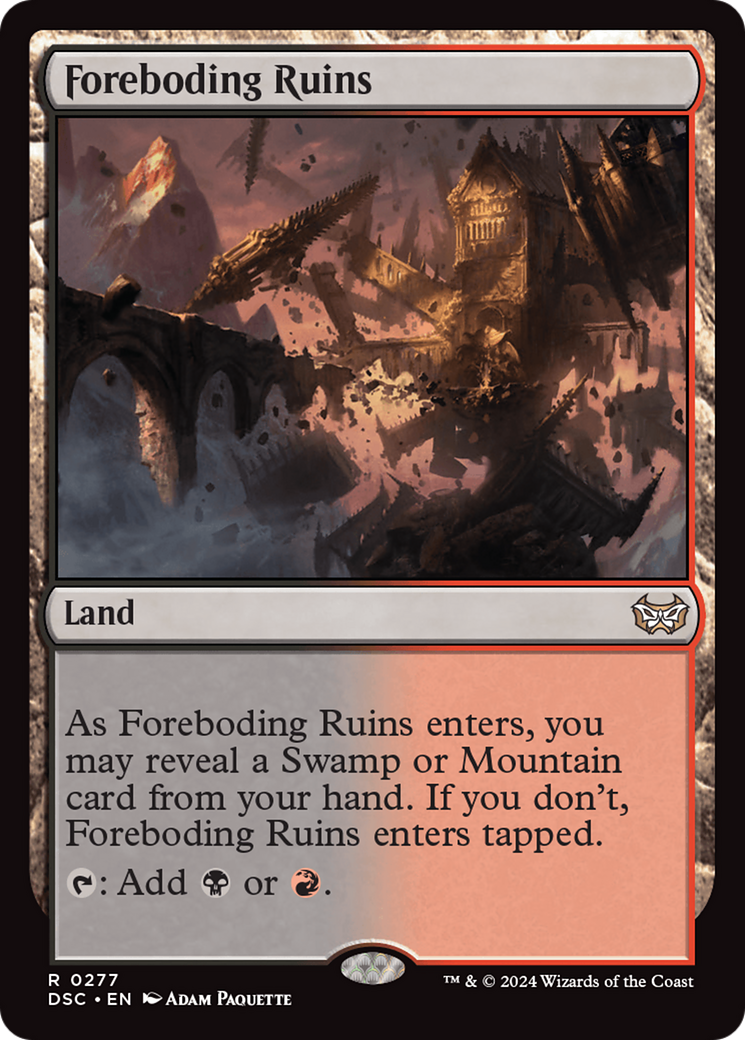 Foreboding Ruins [Duskmourn: House of Horror Commander] | Eastridge Sports Cards & Games
