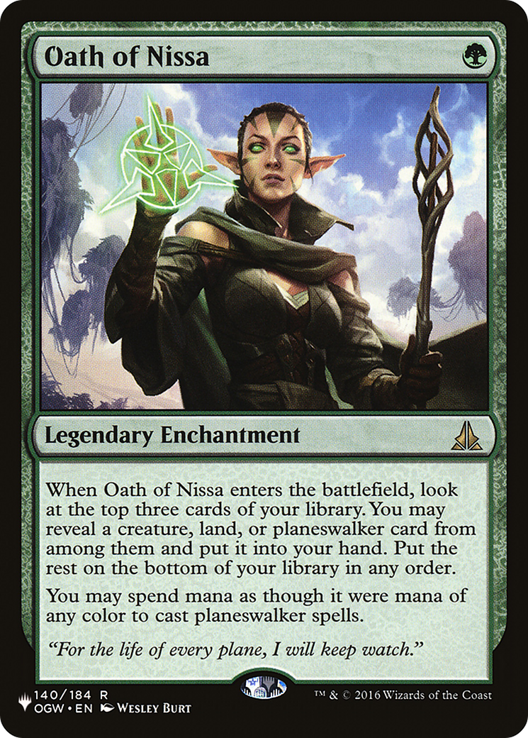 Oath of Nissa [The List] | Eastridge Sports Cards & Games