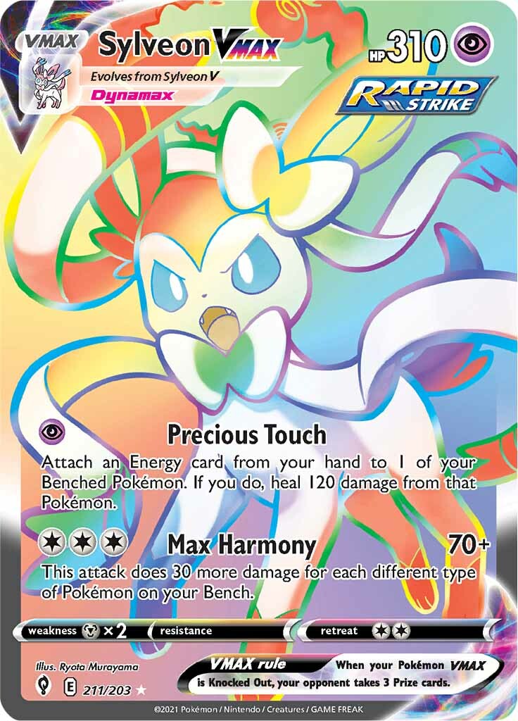 Sylveon VMAX (211/203) [Sword & Shield: Evolving Skies] | Eastridge Sports Cards & Games