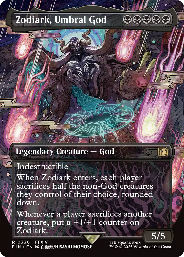 Zodiark, Umbral God (Borderless) [FINAL FANTASY] | Eastridge Sports Cards & Games