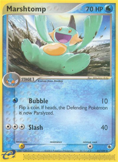 Marshtomp (40/109) [EX: Ruby & Sapphire] | Eastridge Sports Cards & Games