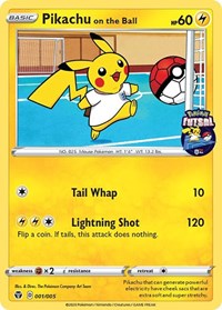 Pikachu on the Ball (001/005) [Miscellaneous Cards] | Eastridge Sports Cards & Games