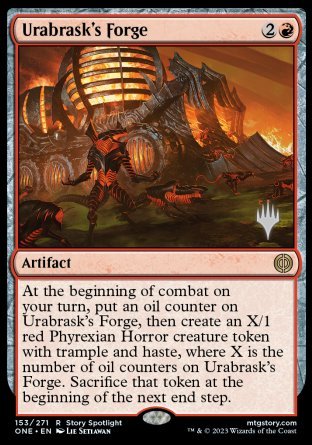 Urabrask's Forge (Promo Pack) [Phyrexia: All Will Be One Promos] | Eastridge Sports Cards & Games