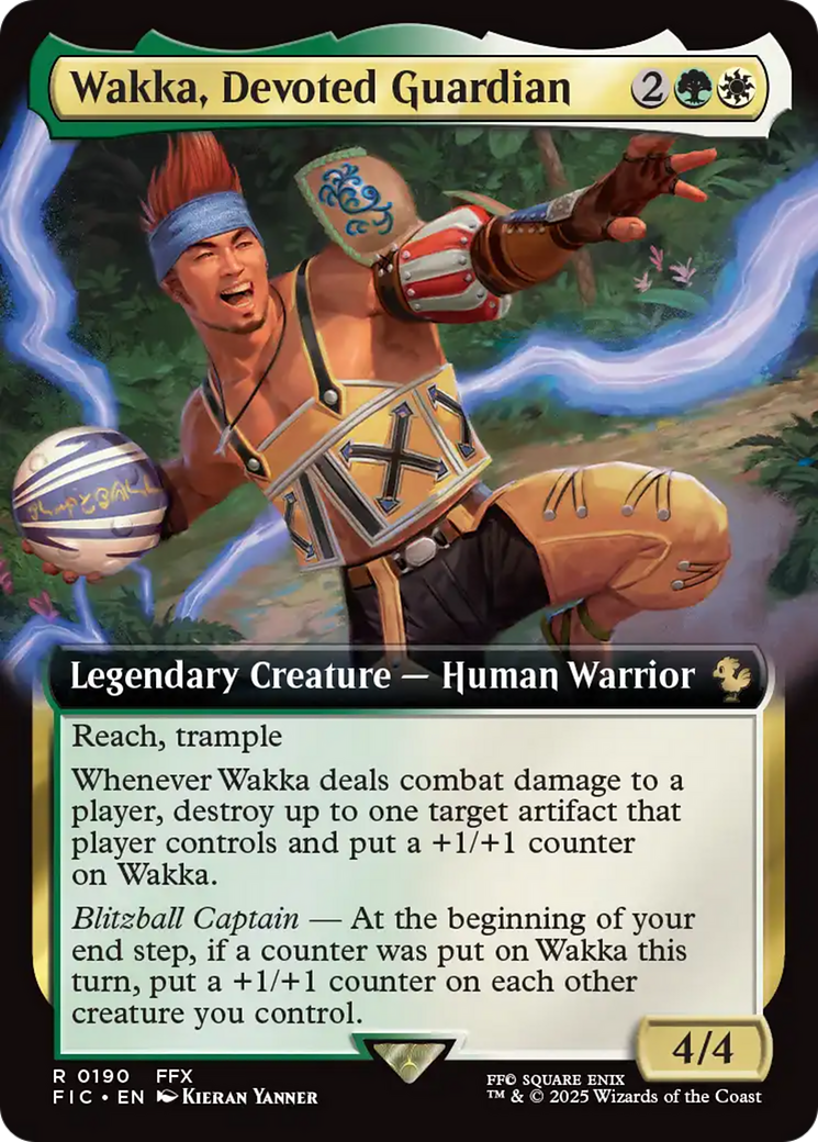 Wakka, Devoted Guardian (Extended Art) [FINAL FANTASY Commander] | Eastridge Sports Cards & Games
