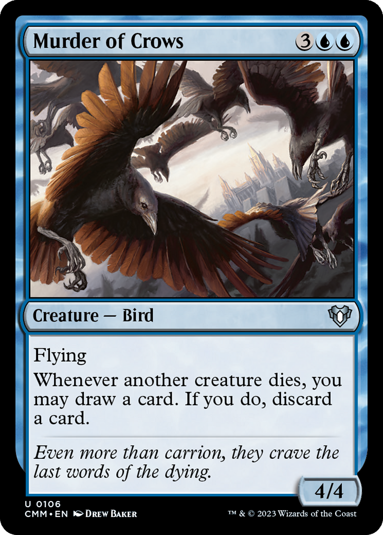 Murder of Crows [Commander Masters] | Eastridge Sports Cards & Games