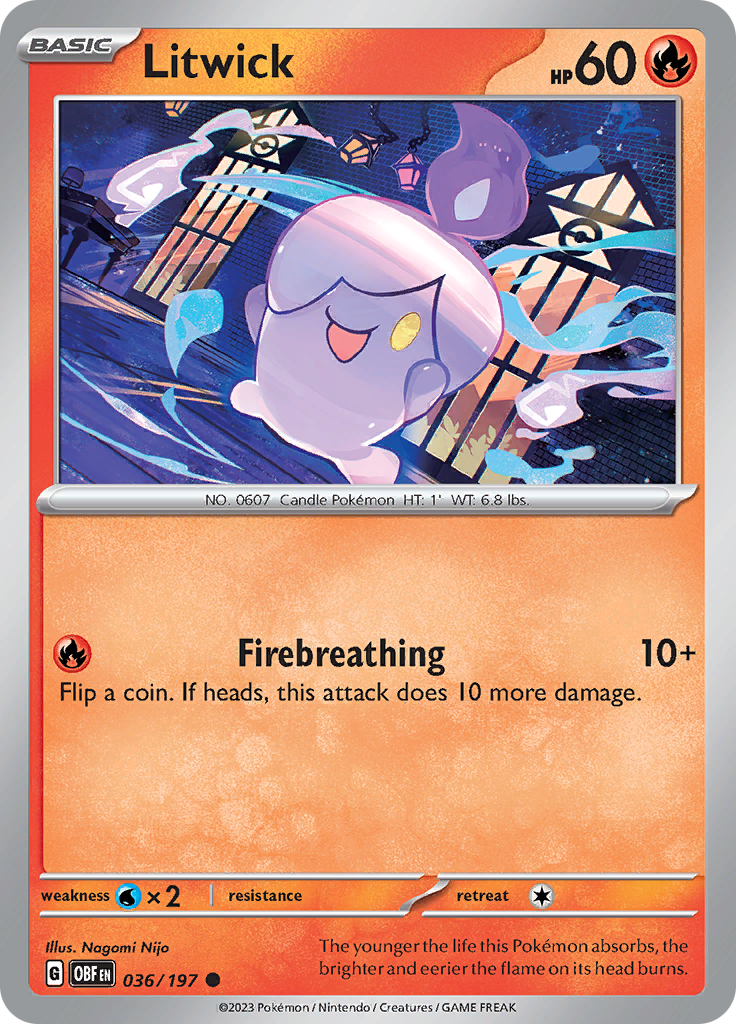 Litwick (036/197) [Scarlet & Violet: Obsidian Flames] | Eastridge Sports Cards & Games