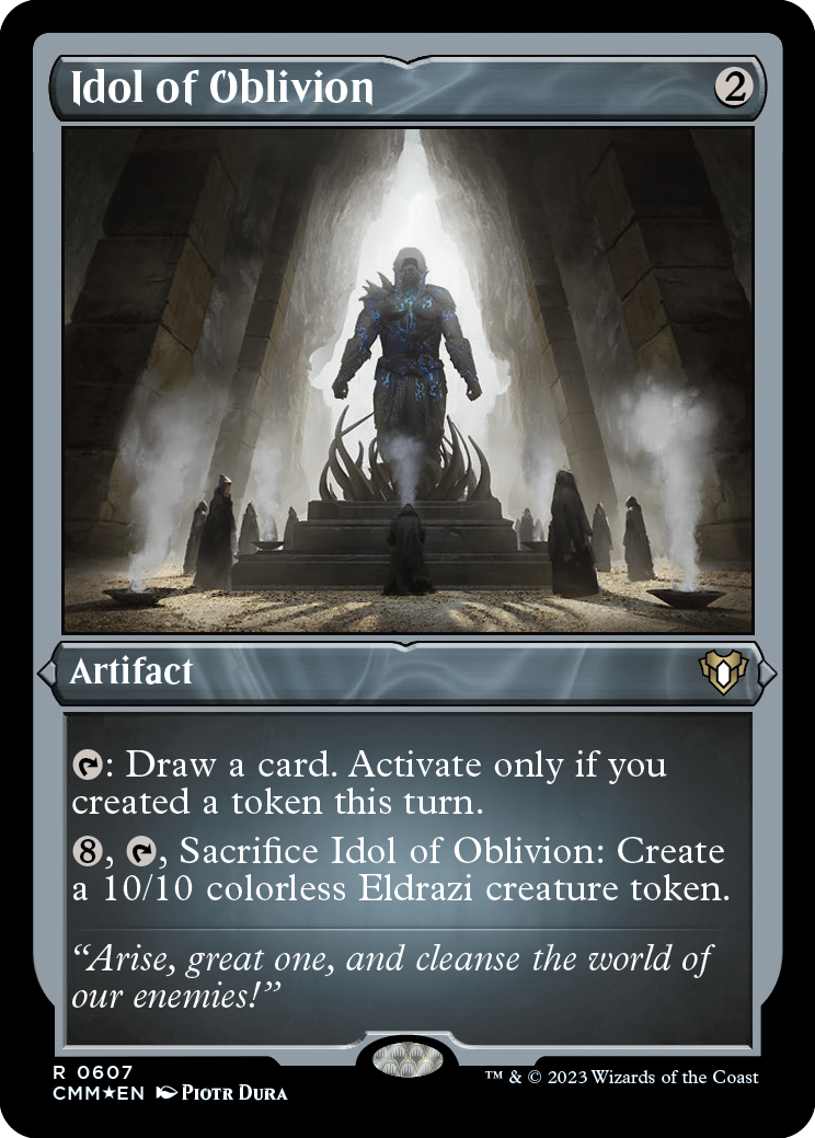 Idol of Oblivion (Foil Etched) [Commander Masters] | Eastridge Sports Cards & Games