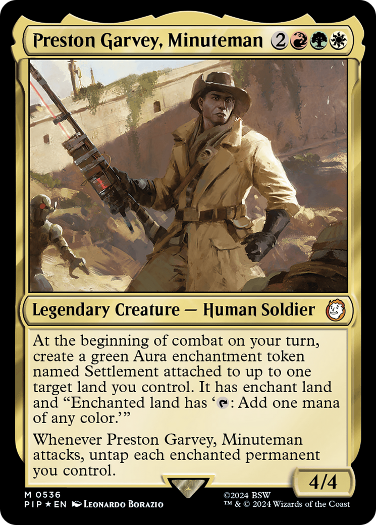 Preston Garvey, Minuteman (Surge Foil) [Fallout] | Eastridge Sports Cards & Games