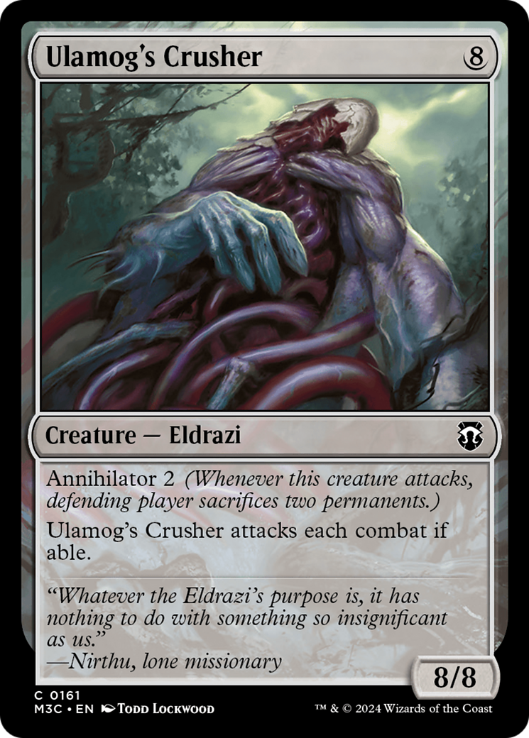 Ulamog's Crusher (Ripple Foil) [Modern Horizons 3 Commander] | Eastridge Sports Cards & Games