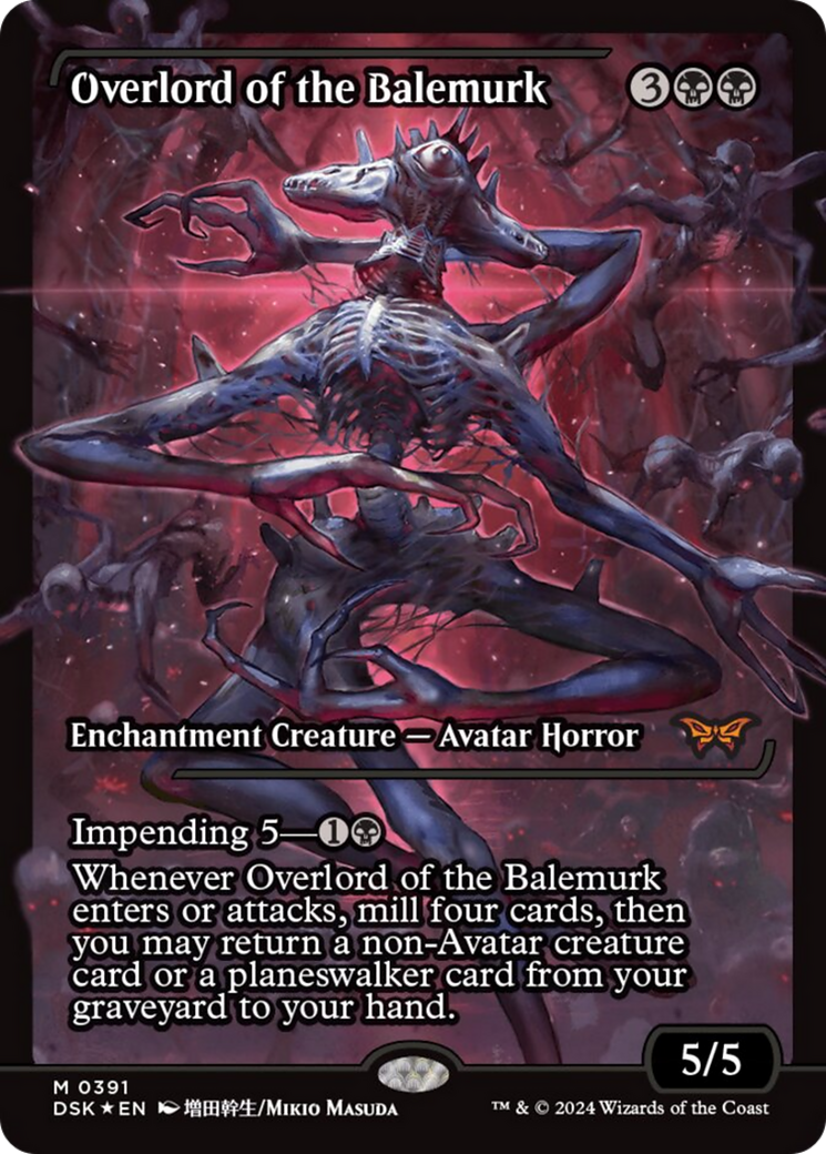 Overlord of the Balemurk (Japan Showcase) [Duskmourn: House of Horror] | Eastridge Sports Cards & Games