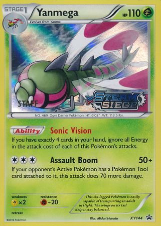 Yanmega (XY144) (Staff) [XY: Black Star Promos] | Eastridge Sports Cards & Games